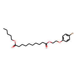 Sebacic acid, 2-(4-bromophenoxy)ethyl pentyl ester