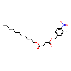 Succinic acid, 3-methyl-4-nitrobenzyl undecyl ester