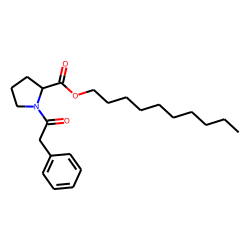 L-Proline, N-(phenylacetyl)-, decyl ester