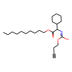 Glycine, 2-cyclohexyl-N-(but-3-yn-1-yl)oxycarbonyl-, decyl ester