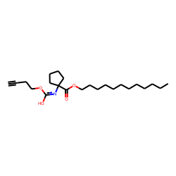 1-Aminocyclopentanecarboxylic acid, N-(but-3-yn-1-yloxycarbonyl)-, dodecyl ester