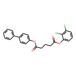 Glutaric acid, 2,3-dichlorophenyl 4-biphenyl ester