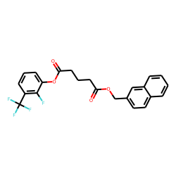 Glutaric acid, naphth-2-ylmethyl 2-fluoro-3-trifluoromethylphenyl ester