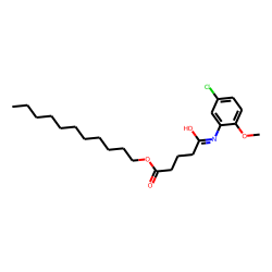 Glutaric acid, monoamide, N-(5-chloro-2-methoxyphenyl)-, undecyl ester