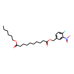 Sebacic acid, hexyl 3-nitro-4-fluorobenzyl ester