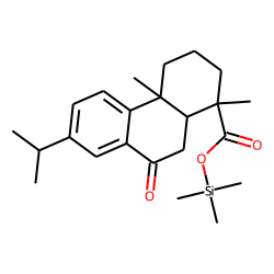 7-Oxodehydroabietic acid, trimethylsilyl ester