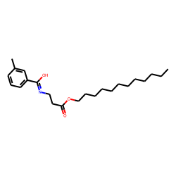 «beta»-Alanine, N-(3-methylbenzoyl)-, dodecyl ester