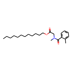 Sarcosine, N-(2-methylbenzoyl)-, dodecyl ester