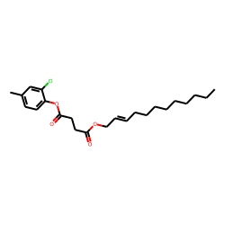 Succinic acid, dodec-2-en-1-yl 2-chloro-4-methylphenyl ester