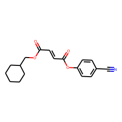 Fumaric acid, 4-cyanophenyl cyclohexylmethyl ester
