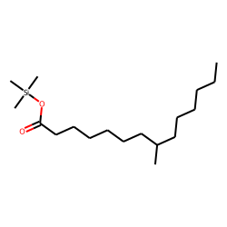 Tetradecanoic acid, 8-methyl, trimethylsilyl ester