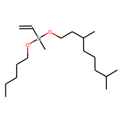 Silane, methylvinyl(3,7-dimethyloctyloxy)pentyloxy-