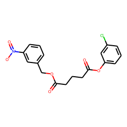 Glutaric acid, 3-chlorophenyl 3-nitrobenzyl ester
