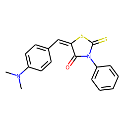 Rhodanine, 5-(p-dimethylaminobenzylidene)-3-phenyl