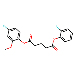 Glutaric acid, 2-fluorophenyl 4-fluoro-2-methoxyphenyl ester