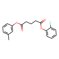 Glutaric acid, 2-fluorophenyl 3-methylphenyl ester