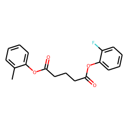 Glutaric acid, 2-fluorophenyl 2-methylphenyl ester