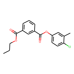 Isophthalic acid, 4-chloro-3-methylphenyl propyl ester