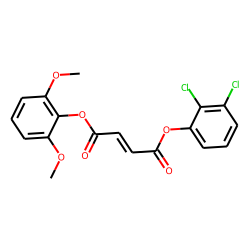 Fumaric acid, 2,6-dimethoxyphenyl 2,3-dichlorophenyl ester