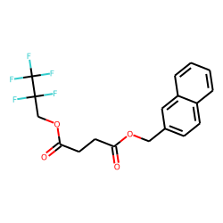 Succinic acid, naphth-2-ylmethyl 2,2,3,3,3-pentafluoropropyl ester