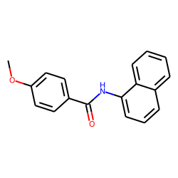 Benzamide, N-(1-naphthyl)-4-methoxy-