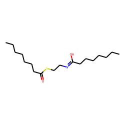 N-(2-octanoylmercapto) ethyloctanamide