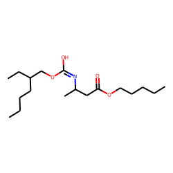 DL-3-Aminobutanoic acid, N-(2-ethylhexyl)oxycarbonyl-, pentyl ester