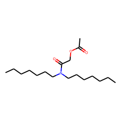Acetoxyacetamide, N,N-diheptyl-