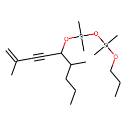Silane, dimethyl(dimethyl(2,6-dimethylnon-1-en-3-yn-5-yloxy)silyloxy)propoxy-