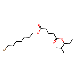 Glutaric acid, 7-bromoheptyl 2-methylhex-3-yl ester