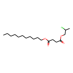 Succinic acid, 2-chloropropyl undecyl ester