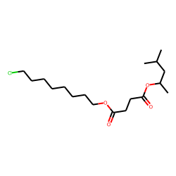 Succinic acid, 8-chlorooctyl 4-methylpent-2-yl ester