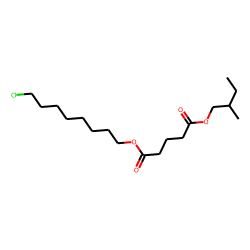 Glutaric acid, 8-chlorooctyl 2-methylbutyl ester