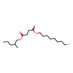 Succinic acid, 8-chlorooctyl 2-methylpentyl ester