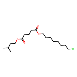 Glutaric acid, 8-chlorooctyl 3-methylbutyl ester