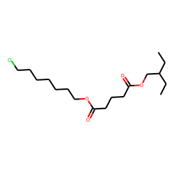 Glutaric acid, 8-chlorooctyl 2-ethylbutyl ester