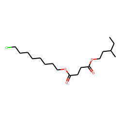 Succinic acid, 8-chlorooctyl 3-methylpentyl ester