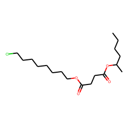 Succinic acid, 8-chlorooctyl 2-hexyl ester