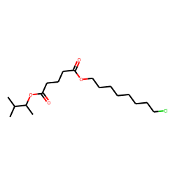 Glutaric acid, 3-methylbut-2-yl 8-chlorooctyl ester