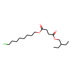 Succinic acid, 8-chlorooctyl 2-ethylbutyl ester