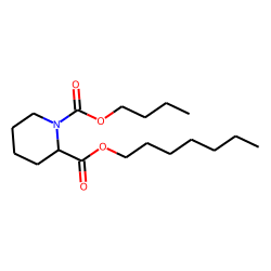 Pipecolic acid, N-butoxycarbonyl-, heptyl ester