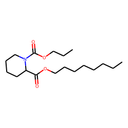 Pipecolic acid, N-propoxycarbonyl-, octyl ester