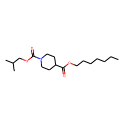 Isonipecotic acid, N-isobutoxycarbonyl-, heptyl ester