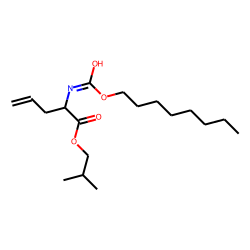 2-Aminopent-4-enoic acid, N-octyloxycarbonyl-, isobutyl ester