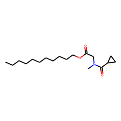 Sarcosine, N-cyclopropylcarbonyl-, undecyl ester