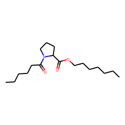 L-Proline, N-(hexanoyl)-, heptyl ester
