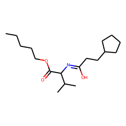 L-Valine, N-(3-cyclopentylpropionyl)-, pentyl ester