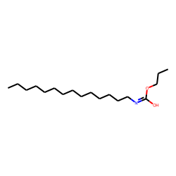 Carbonic acid, monoamide, N-tetradecyl-, propyl ester
