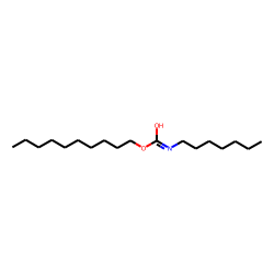 Carbonic acid, monoamide, N-heptyl-, decyl ester