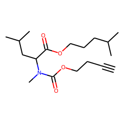 L-Leucine, N-methyl-N-(but-3-yn-1-yloxycarbonyl)-, isohexyl ester